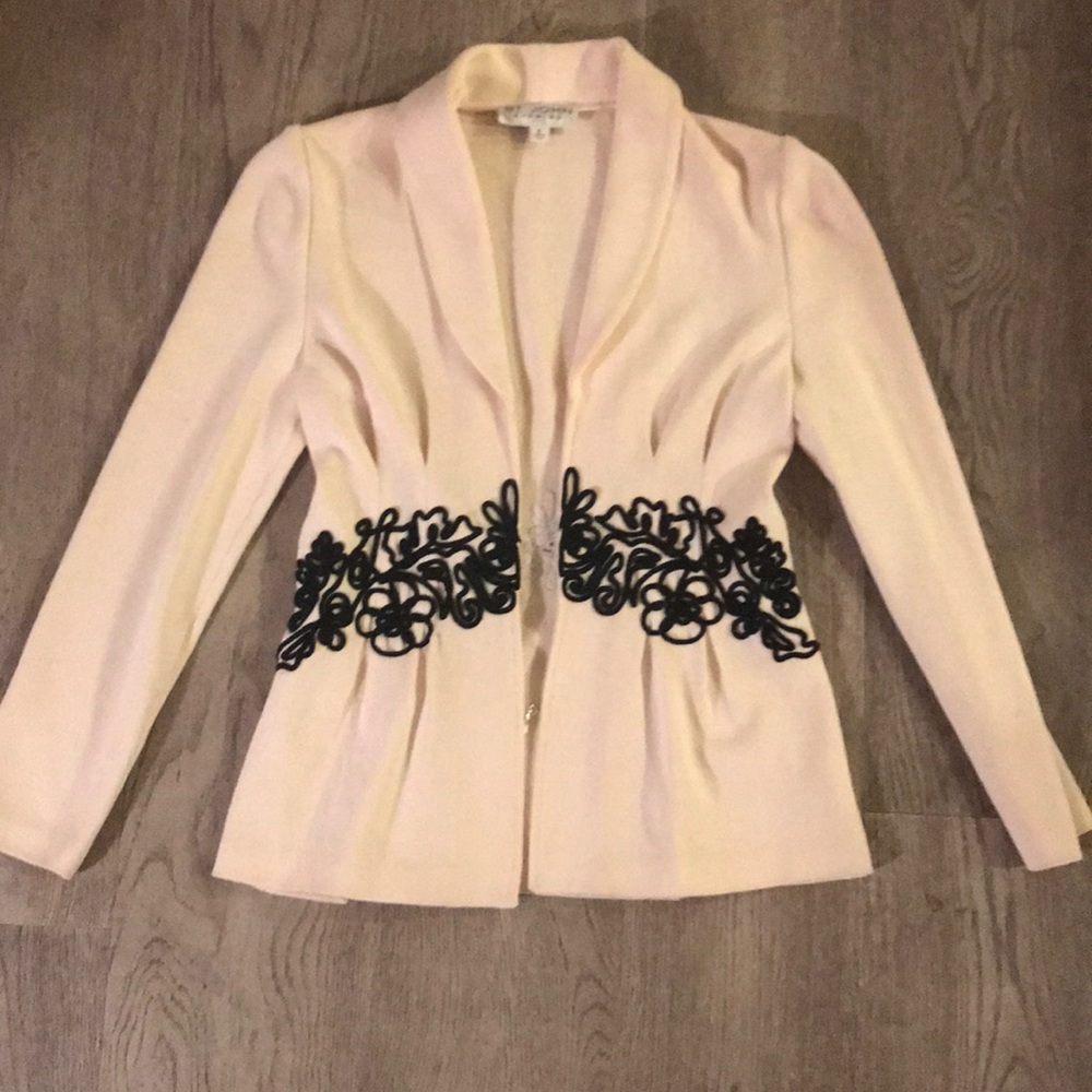 St John Evening Cream and Black Jacket